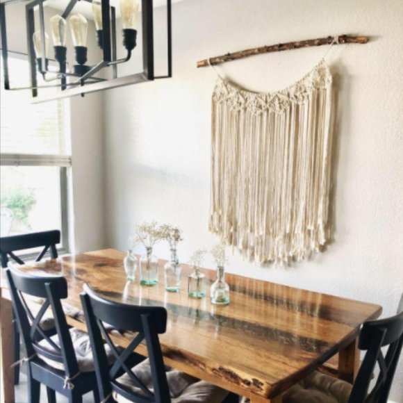 Braided Indie Bohemian Macrame Wall Decor/Tapestry - Picture 2 of 11